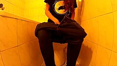 Redhead Toilet Slut Is So Horny
