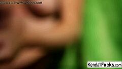 Kendall Karson feels amazing playing with her tight wet pussy