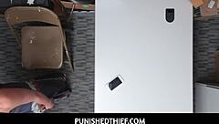 Watch a cute brunette get punished and fucked hard in this video