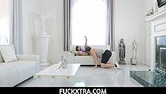 Alexia Anders Worships Coach's Big Fat Cock In POV