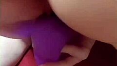 Please fuck me from behind, red hot wife begs in doggystyle creampie.