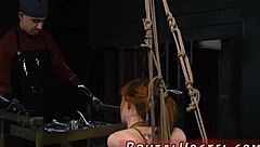 Teen in Skinny Jeans Binds for Domination