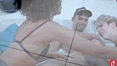 I joined this interracial threesome with big black cocks and sluts.