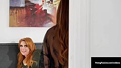 Want to lick Penny Pax's redhead pussy in shoes?