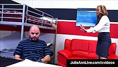 horny hot teacher julia ann fucks pupil hard