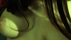 Elvira Red Flower in teasing softcore solo scene