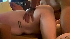 Ella, a Shaved Couple's Babe, Gets Bent Over for Horny Doggystyle Pounding with Wet Cock