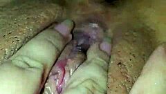 Girl masturbates for you to watch her squirt