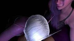 Natural tits and wet blowjobs in 3D anime porn