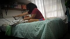 Why hide phone in aunt's room with big ass?