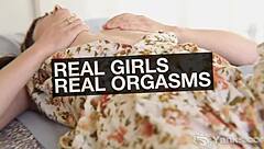 Redhead amateur Kitty enjoys softcore flute and cumming