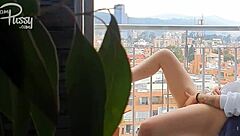 i enjoy a private moment on the balcony as an anonymous amateur