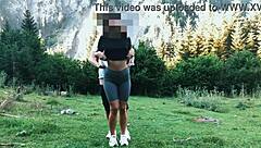 Big Ass Tourist Fucked Hard In Forest Doggy Style
