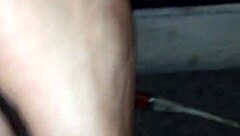 Ms Katt shows off her pretty feet in a casual setting