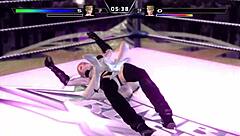 i watch miss spencer get destroyed in rumble roses wrestling