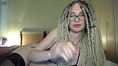 Curvy femdom gives joi and countdown domination