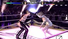 i watch miss spencer get destroyed in rumble roses wrestling