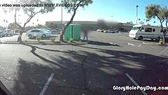 Walmart Girl Sucks Cock Right Outside the Store