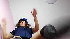 Milf Dominates with Foot Fetish Face Sitting