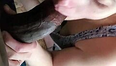 This white bitch loves bbc deepthroat