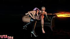 I face fuck my friend's mouth with my big dick