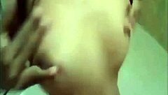 i gave my friend a nice treat in the public bathroom