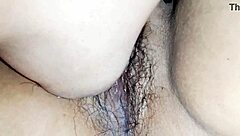 Close-up of Filipina girlfriend's pussy getting licked