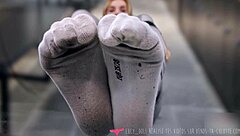 French Dominant Lucy Doll Forces Sock Eating Humiliation