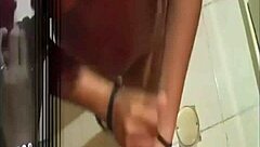 i gave my friend a nice treat in the public bathroom