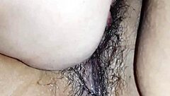 Filipina girlfriend's pussy licked to orgasm close up