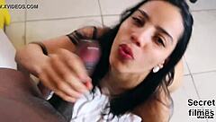 First meeting turns into intense interracial assfucking and creampie