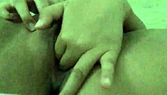 young asian woman masturbates in morning