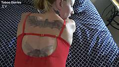 hot milf bent over in skirt pov