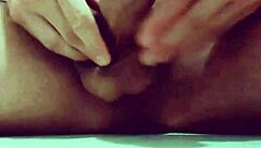 Amateur handjob on monster cock leads to explosive orgasm and cumshot