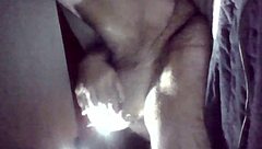 jerking my big balls slowly