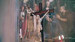 Gay Man Feels Intense Pleasure Masturbating In Church Uniform After Service