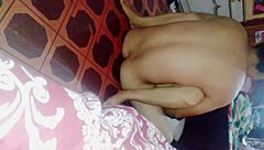 Cheating wife enjoys silent hardcore sex with boyfriend while husband sleeps