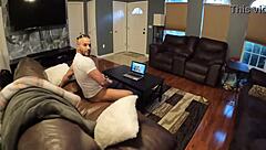 danni gives blowjob to sexy stranger's big cock