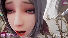 Priestess Rides Big Cock in Divine Punishment