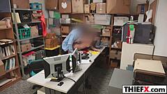 easy way or hard one in office with monster cock punishment