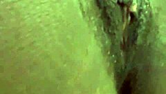 attractive ebony tgirl enjoying solo time with toys