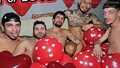 Wild orgy unfolds with Pablo Bravo and Marcos Rush.