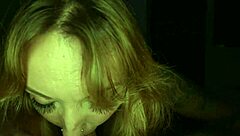 Cute teen 18+ Daisie Belle with big tits gives amazing blowjob