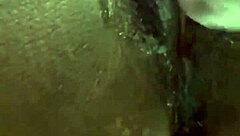 attractive ebony tgirl enjoying solo time with toys