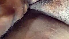 Wide pussy takes big black cock