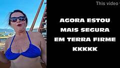 lisa aranha gets sensual on stairs