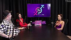 Alice Vasconcelos cums in eye despite city hate!