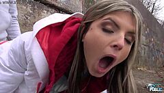 gina gerson gets wild in public pussy banging