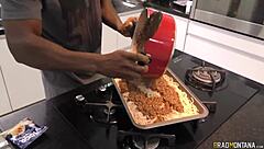 NEGRO DOTADO GOZOU DENTRO DA BELDADE ANGEL LIMA COM MARK BUTT!