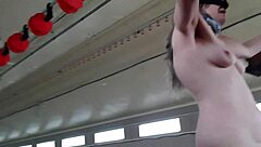 French slave bound and exhibited at ranch. What a provocative display on October 23, 2022.